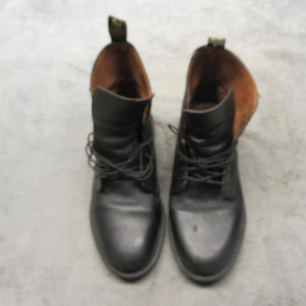 Dr Martens Unisex Shoes M10 W11 Black Leather Lace Up‎ Combat Eldritch Boots